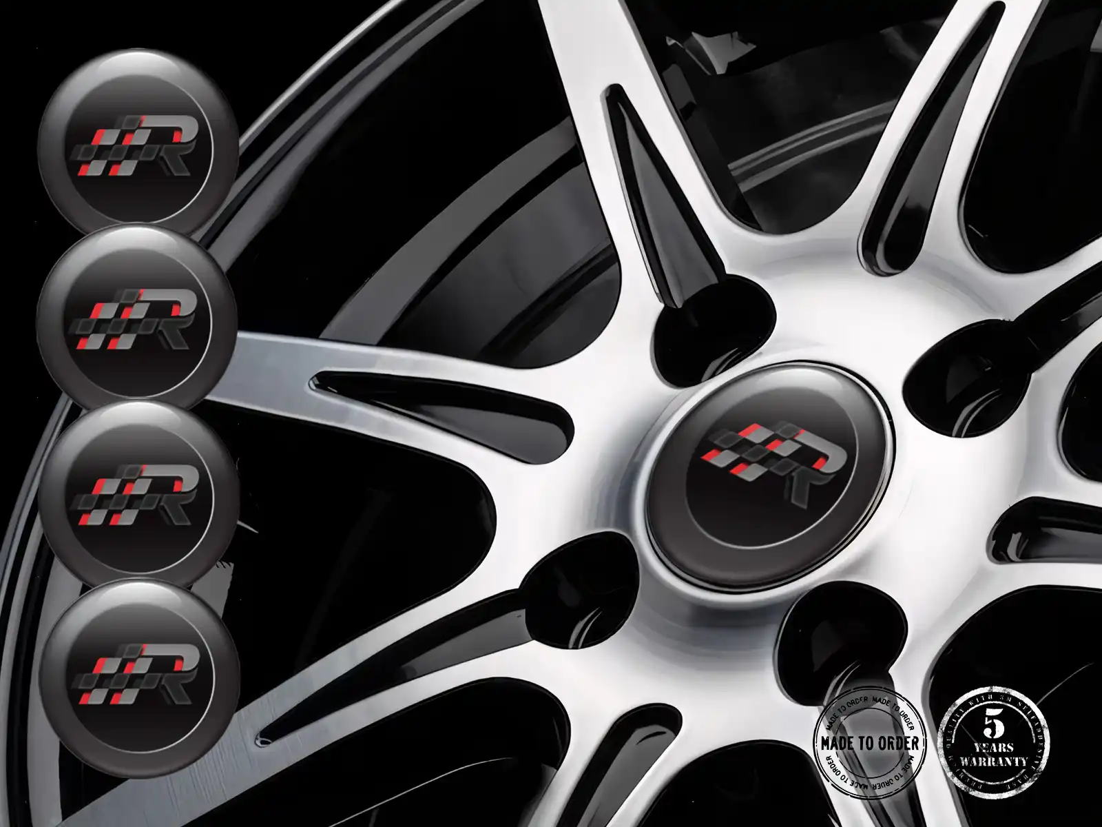 Wheel sticker Racing Edition Superior Dome Labels